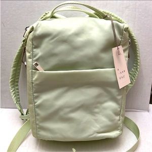A New Day Small Mint Green Backpack NWT - silver hardware - smoke free home